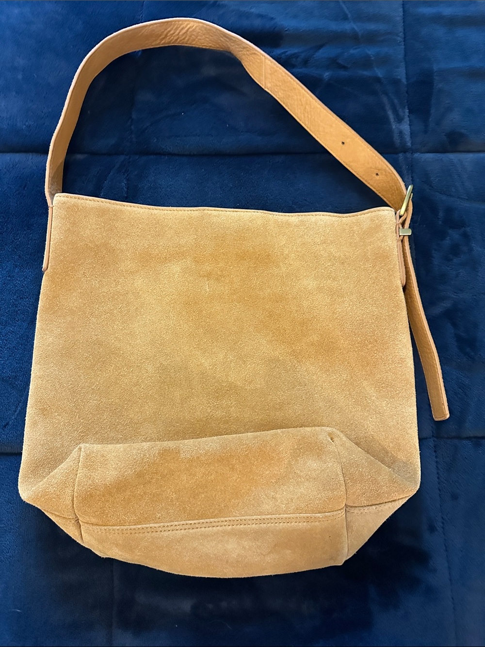 Marni Suede Shoulder Hobo Bag in Tan - Picture 2 of 9